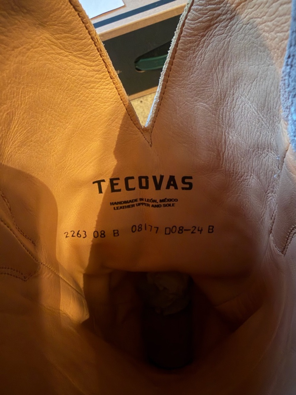 Tecovas Annie Fawn Suede Boots - Picture 5 of 5